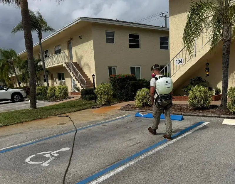 Commercial Pressure Washing Services - Parking Lot Cleaning