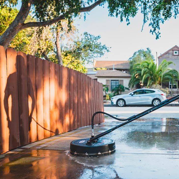 Hard Surfaces: Concrete - Brick - Stone 1 Hard Surfaces Concrete Driveway Pressure Washing 2